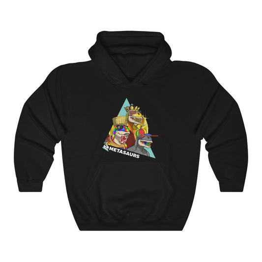 Metasaurs Mashup Heavy Blend™ Hooded Sweatshirt (Black)