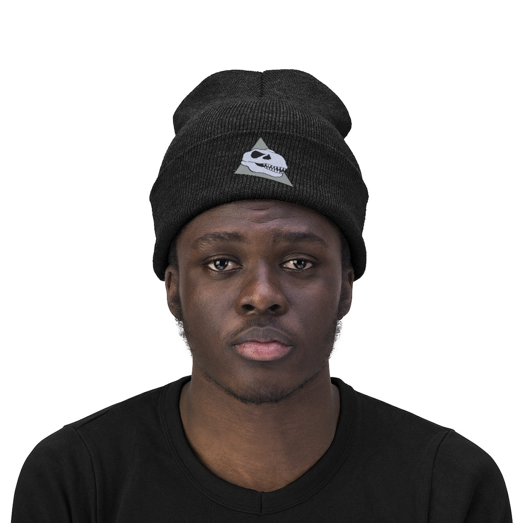 Metasaurs Icon Black Knit Beanie