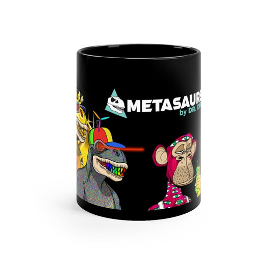 Metasaurs + Dr DMT 11oz Mug (Black)