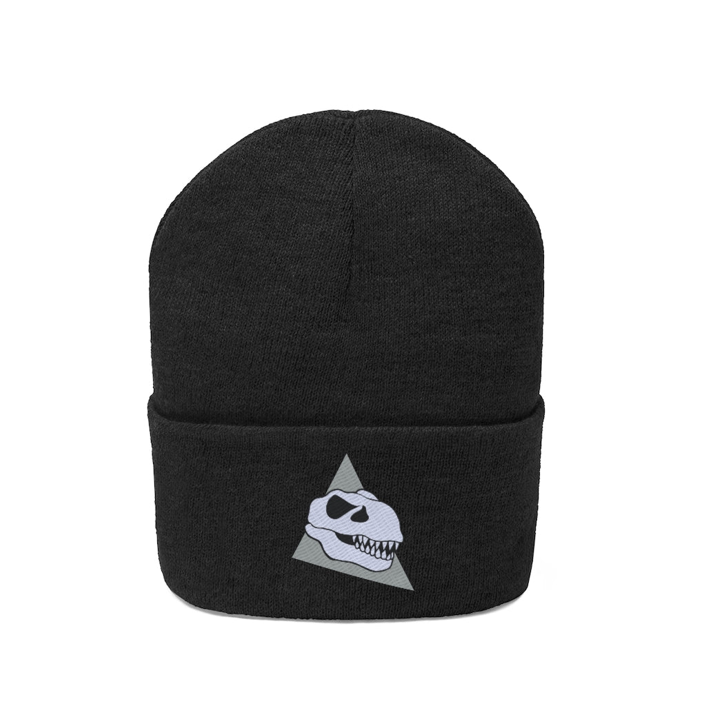 Metasaurs Icon Black Knit Beanie