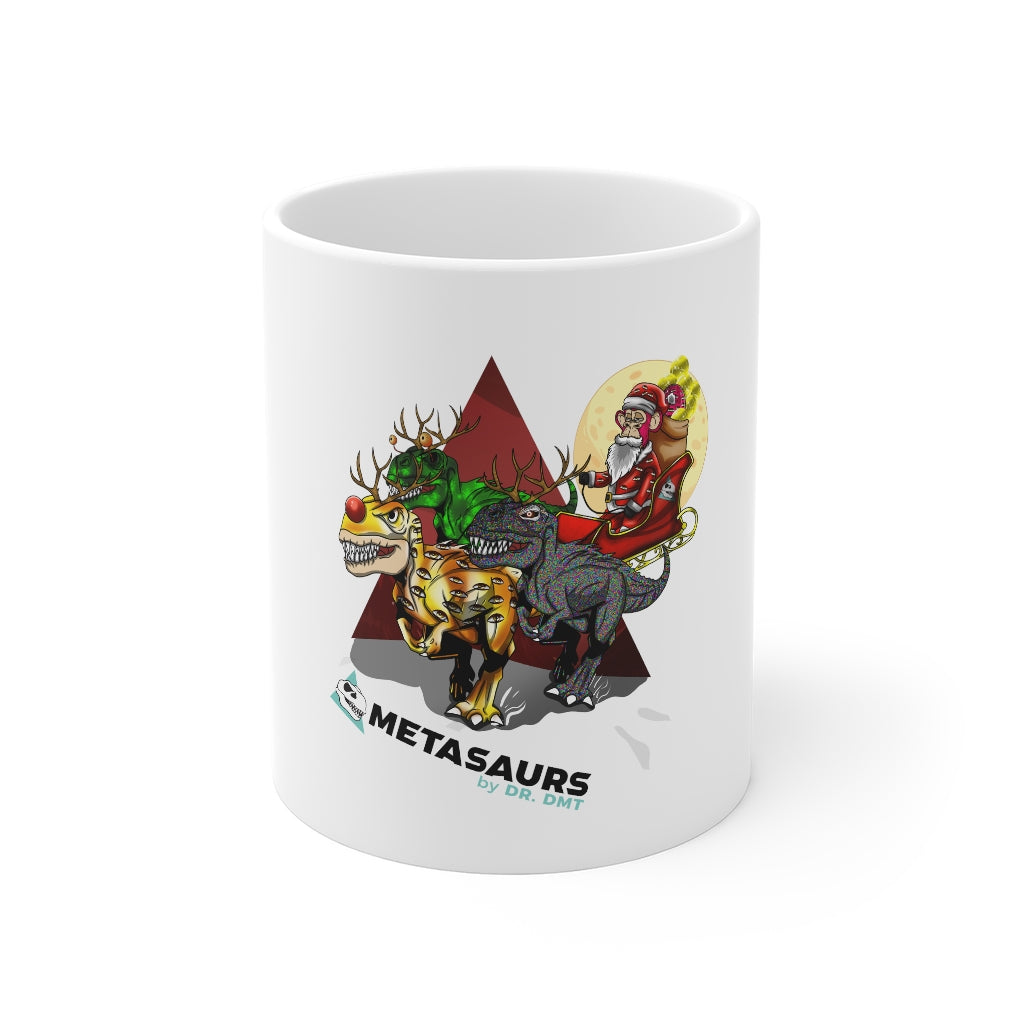 Metasaurs Holiday 11oz Mug (White) - R