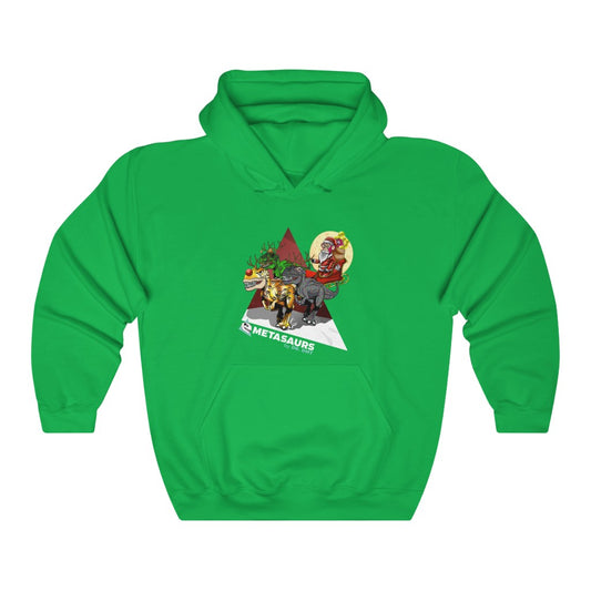 Metasaurs Holiday Heavy Blend™ Hooded Sweatshirt (Green)